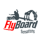 Logo flyboard sensations bretagne